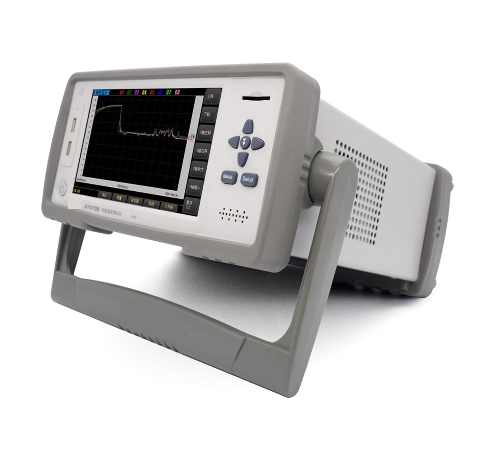 Oscilloscope, AT4708H Multi Channels Digital Thermometer Temperature Data Logger