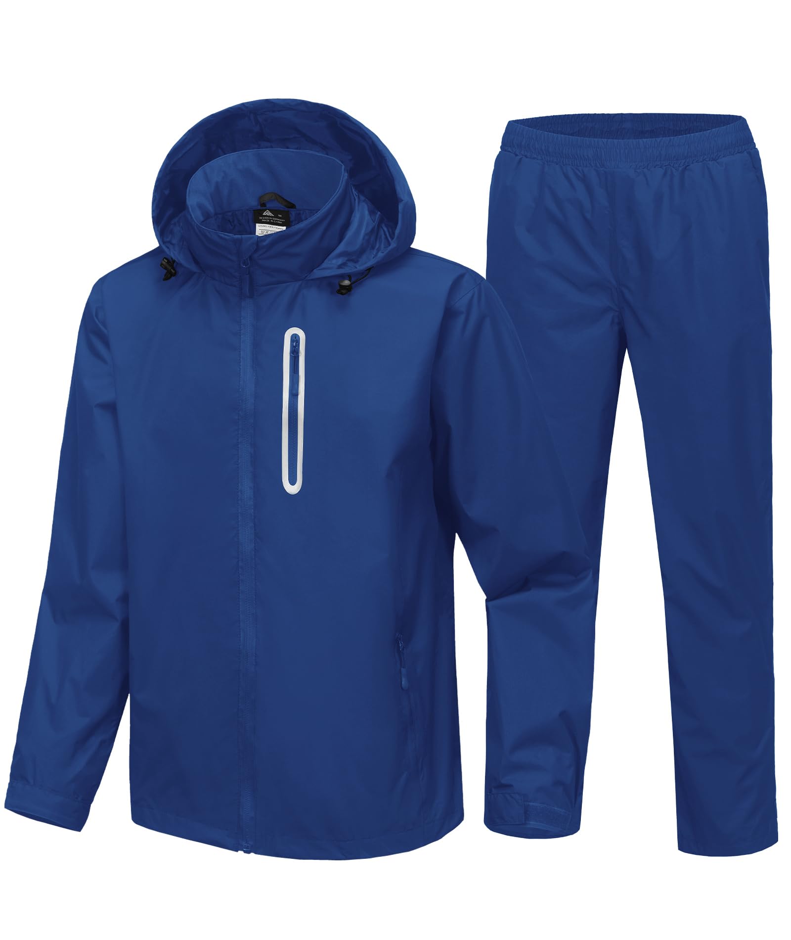 SWISSWELL Men's Waterproof Golf Rain Suit Rain Gear Jacket and Pants