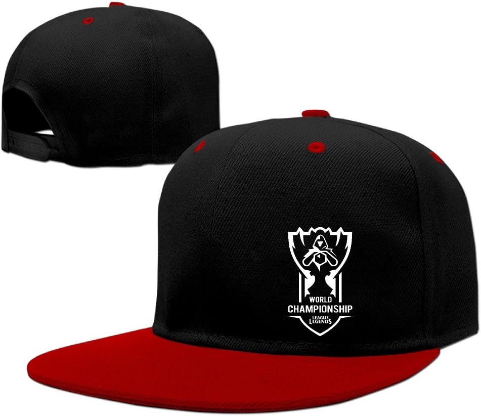 Zedd League of Legends Worlds Championship 2016 Adjustable Snapback Hats Hip-Hop Cap Red