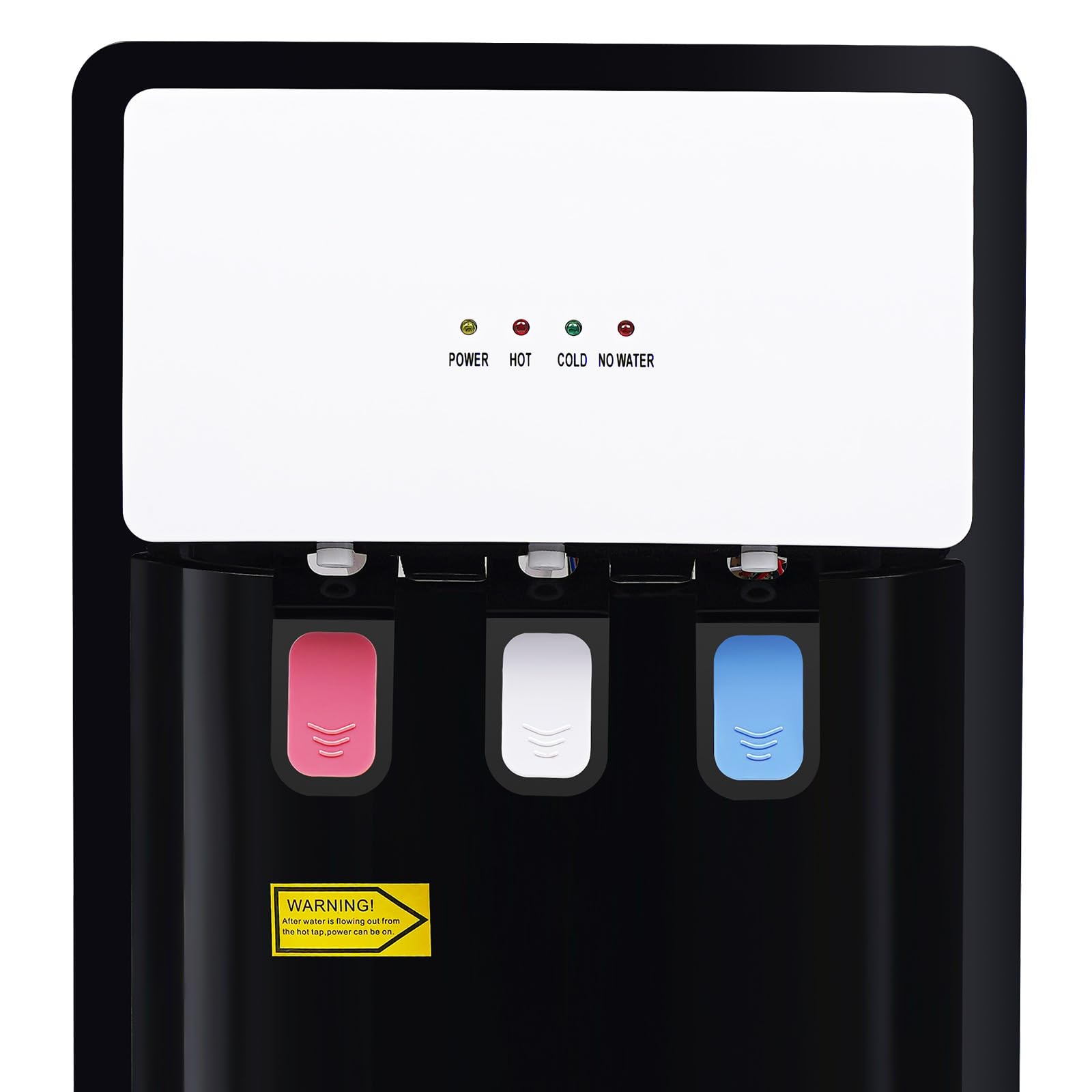Dispenser d'acqua da banco 550 W 3-in-1 acqua fredda calda tiepida con protezione anti-funzionamento a secco riempimento dal basso