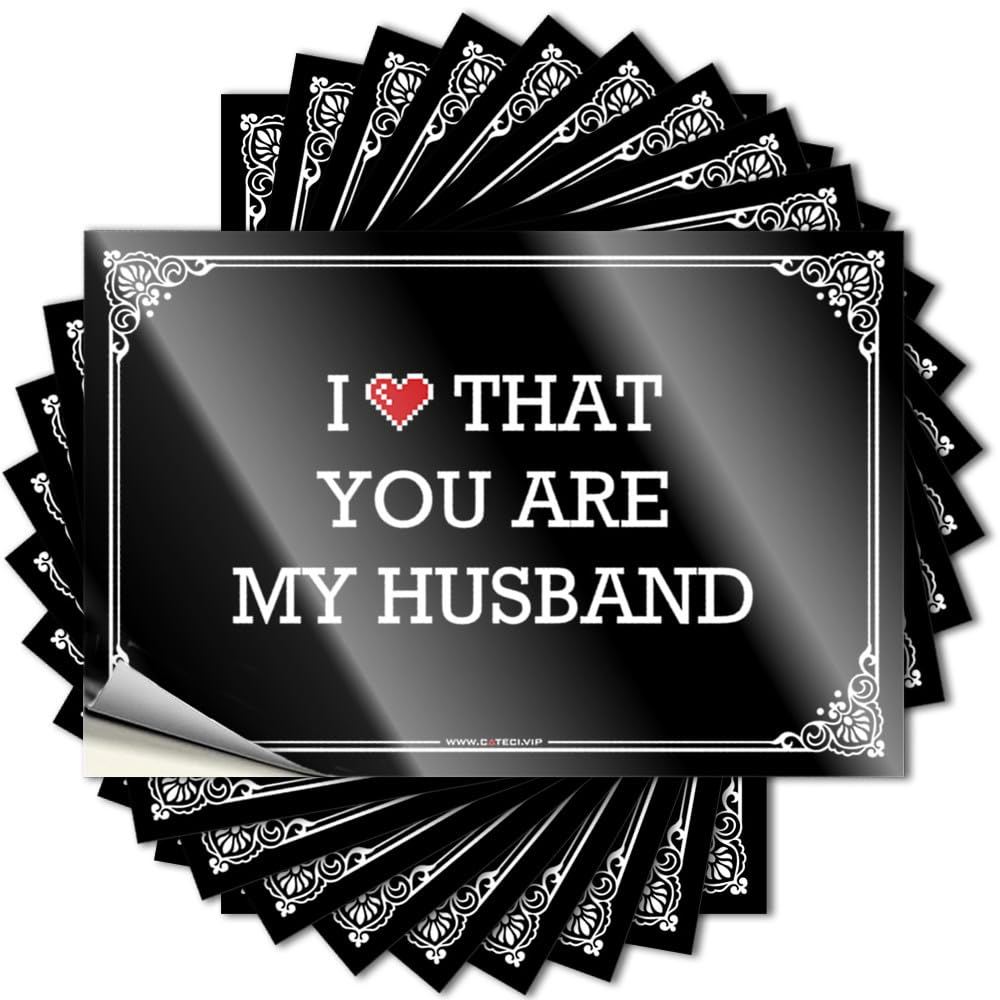 Fzfn Boys Colour I Love That You Are My Husband Case Half - Stuff For Room Saying Self Adhesive Sticker(12X18cm)