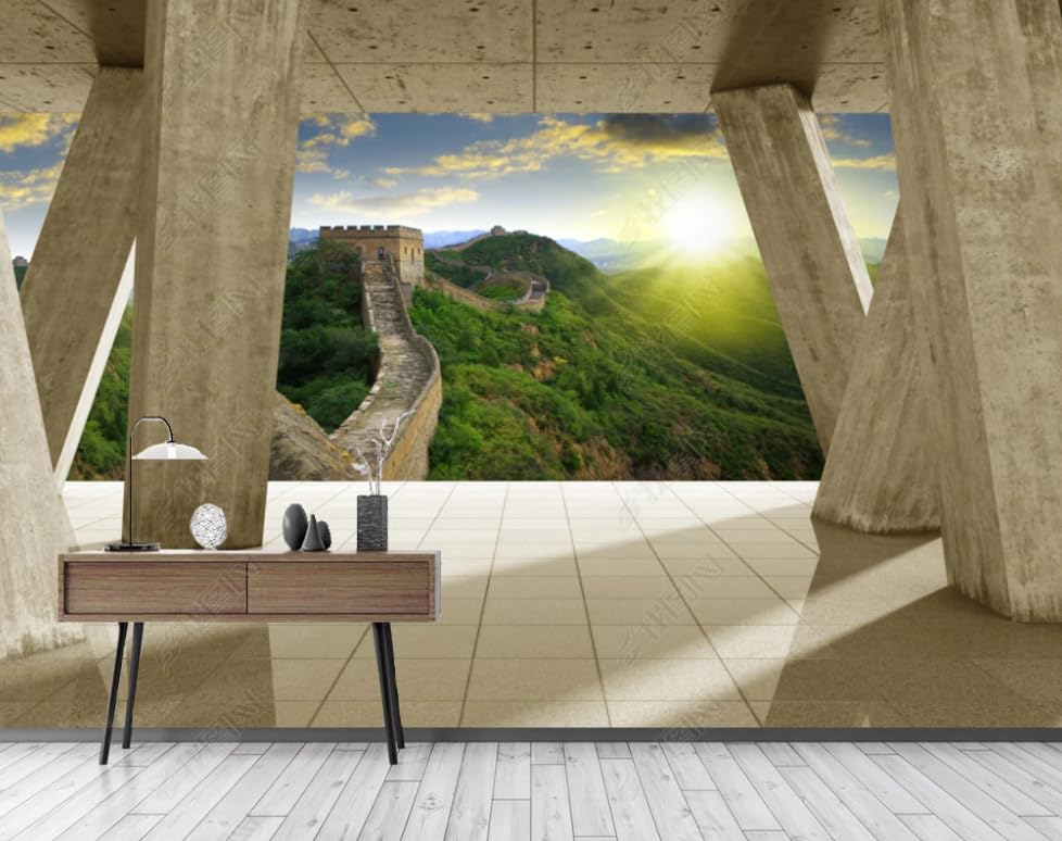 Paysage de la Grande Muraille papier peint intissé restaurant