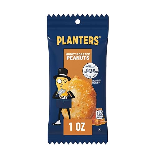 Vista 26 de Planters Cacahuetes salados caja de 10 unidades, paquetes de 1 oz, paquete de 6
