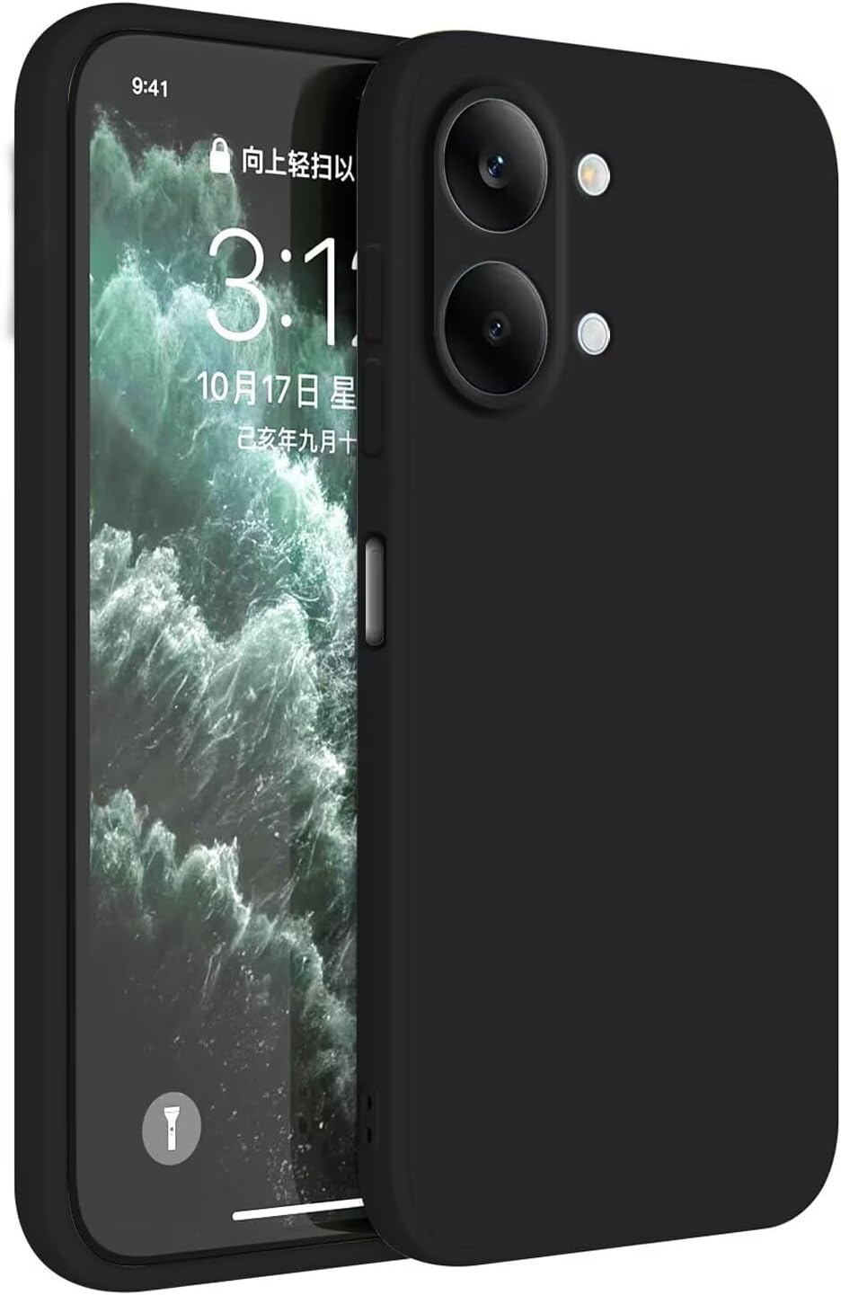 HAFFAN Silikonowa obudowa TPU kompatybilna z POCO X8 Pro Max (6,83\