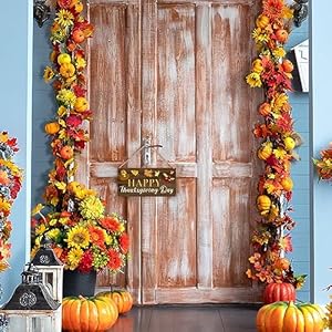 Maple Leaf Fall Happy Thanksgiving Day Hanging Sign Wooden Home Decor Plaque, Outdoor Indoor Wood hanging Sign for Thanksgiving, Autumn Harvest Wooden Front Door Sign Wall Porch Farmhouse Decor -35 Maple Leaf Fall Happy Thanksgiving Day Hanging Sign Wooden Home Decor Plaque Outdoor Indoor Wood hanging Sign for Thanksgiving Autumn Harvest Wooden Front Door Sign Wall Porch Farmhouse Decor 35