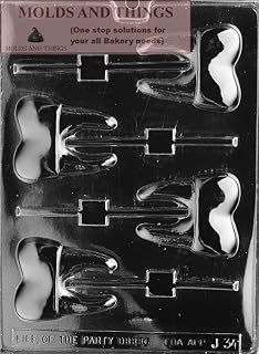 Tooth lolly Chocolate Candy Mold With Copywrited Candy Making Instruction