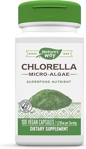 Nature's Way Chlorella Micro-algae, 1,230 mg per serving, 100 VCaps