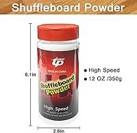 Vista 2 de Shuffleboard - Juego de polvo de tejo de cera de arena de alta velocidad media/media, juego de arena de tejo con mini cepillo