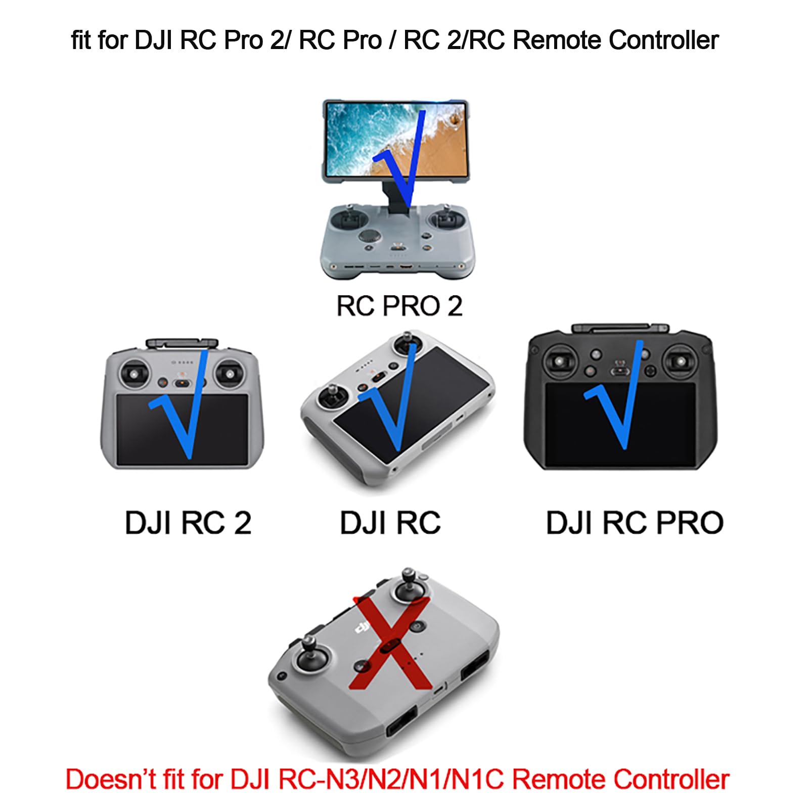 wtohoby Adjustable Neck Strap For DJI RC PRO 2/RC PRO/RC/RC2 Control Lanyard Belt For DJI Mavic 4 Pro Flip/AIR 3/3S/2S/Mini 4 3 PRO/Mavic 3 PRO/3/3Classic/3T/3E/Mavic 3M With Display Remote