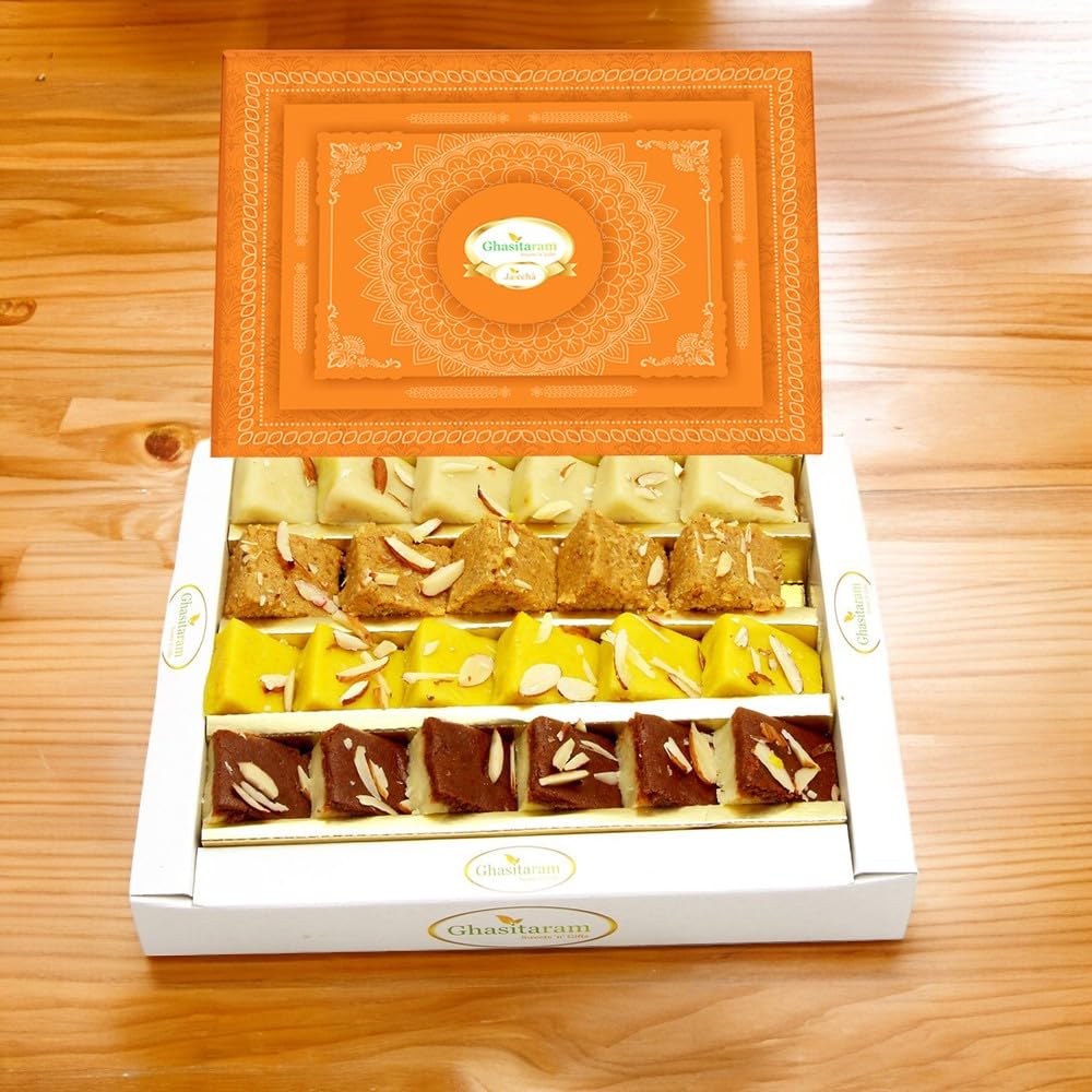 Mawa Barfis Box (400 GMS)|Sweets|Sweet Gift Pack|Diwali Mithai|Indian Mithai|Diwali Gift Box