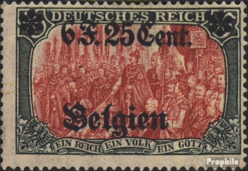 Sellos de colección Alemania Germania 1916 Prophila 25I correo postal en Bélgica ocupación