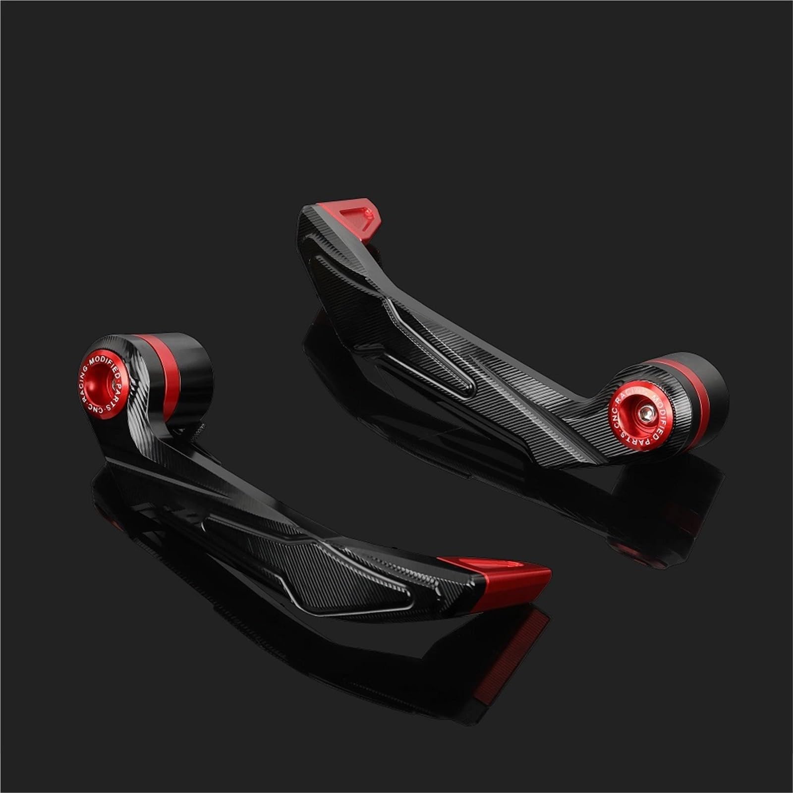 Hizorb Black- Silver Handguards For Kawasaki Zx6r Zx6rr Zx-6R Zx-10R 2000-2021 2022 2023 2024 Motoecycle Handguards Brake Clutch Lever Guard Protector(Black- Silver)