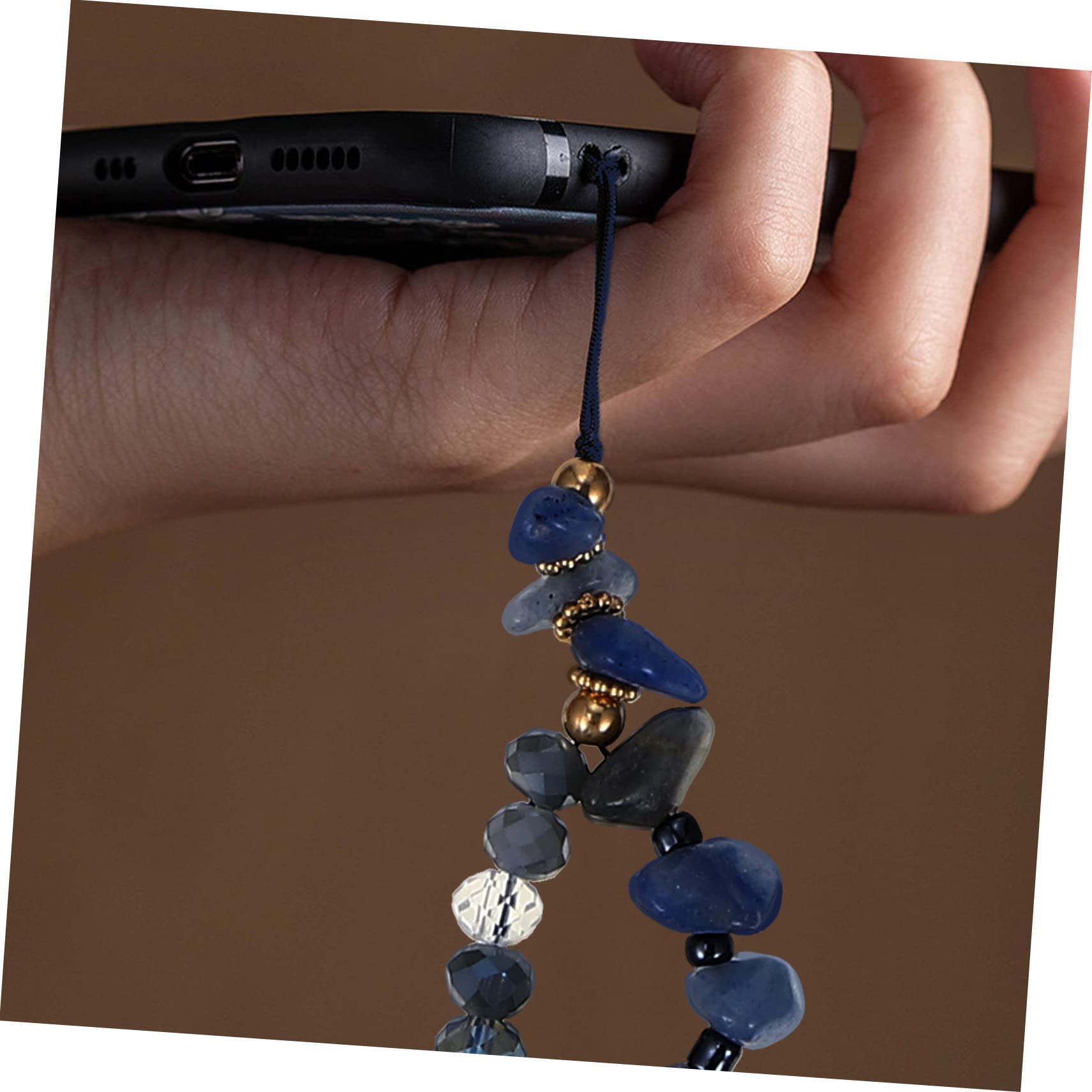SHINEOFI Cadenas De Teléfono Con Cuentas De Piedras Y Perlas Artificiales De Correas Decorativas Para Móviles Lanyards Pérdida Accesorios De Para Teléfonos