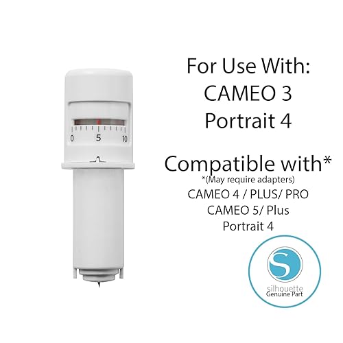 Miniatura 5 de Silhouette Autoblade - Juego de 3 cuchillas de repuesto para Cameo 3 y Retrato 2 con CrafterClub+50 diseños gratis