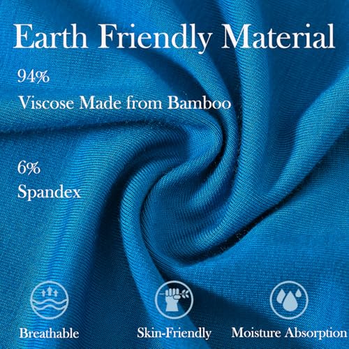 ZONBAILON Mens Sexy Bulge Enhancing Boxer Underwear Bamboo Viscose Tagless Smooth Trunks Underpant 5