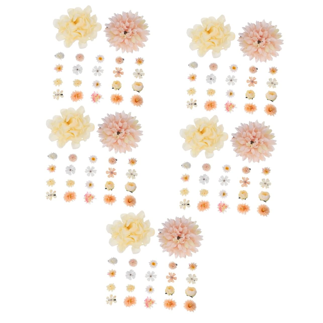 100 Piezas Horquilla De Flores Pequeña Horquilla Pinzas Para El Cabello Lindo Accesorios Para El Cabello Para Mujeres Caso De Traje De Niños Bohemia Presilla Lateral Perder Metal