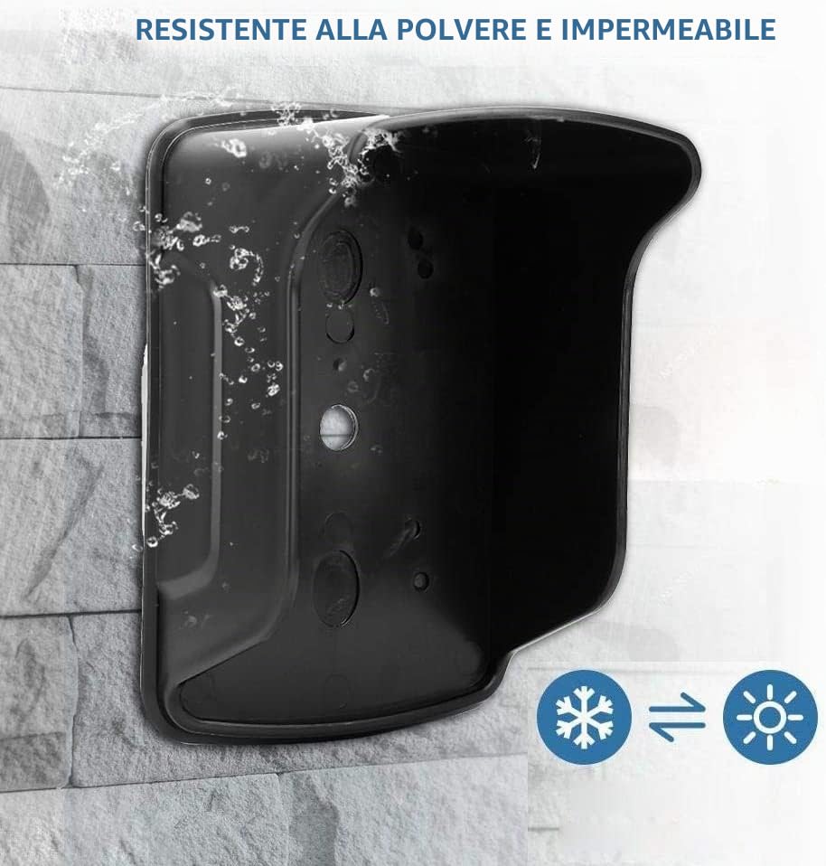 PIQIUQIU 1 copertura impermeabile, per tastiera di controllo accesso RFID, controllo accesso alle impronte digitali, copertura antipioggia per sistema di controllo accesso alla porta