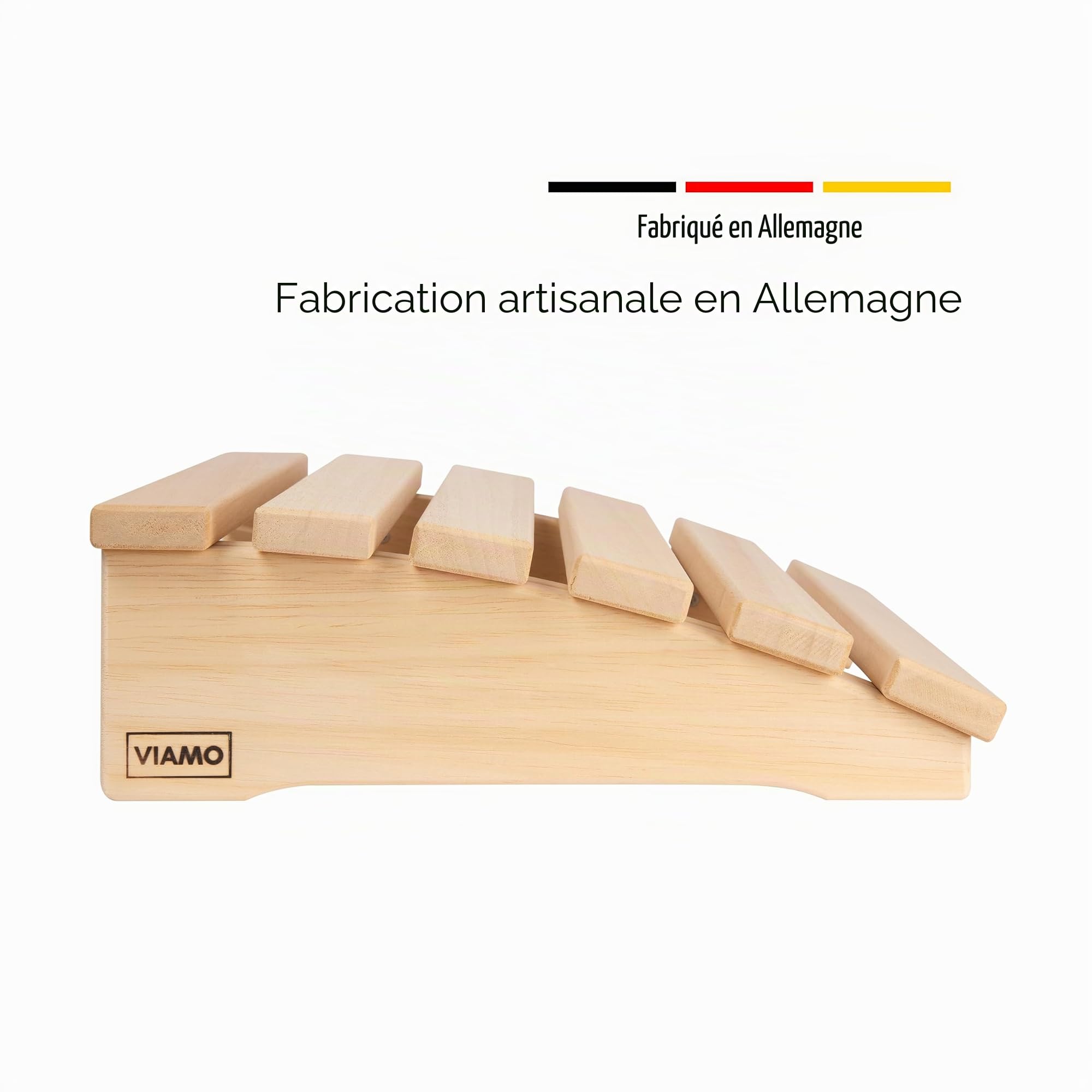 Lot de 2 appuie-têtes de sauna avec dossier incurvé en bois d'abachi - 39,5 x 30 cm