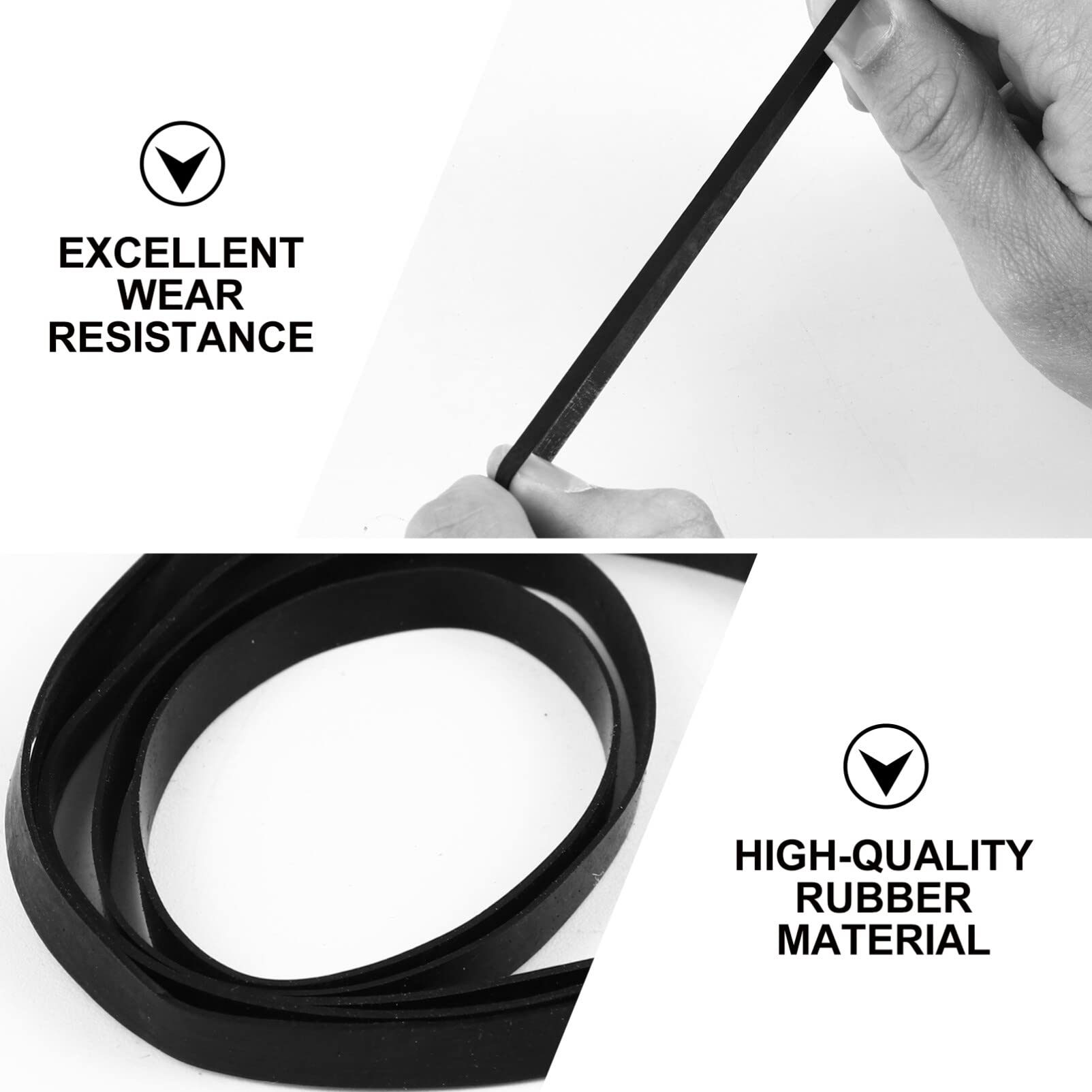 Set 56 Cinghie Per Registratori A Cassetta - Gomma Durevole, Misure Multiple Per Walkman, Ripetitori - Foto 5