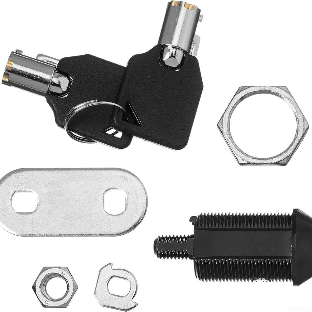 Serratura a Camma per tubolare Zincata 47mm Alta Sicurezza Serratura(10pcs)