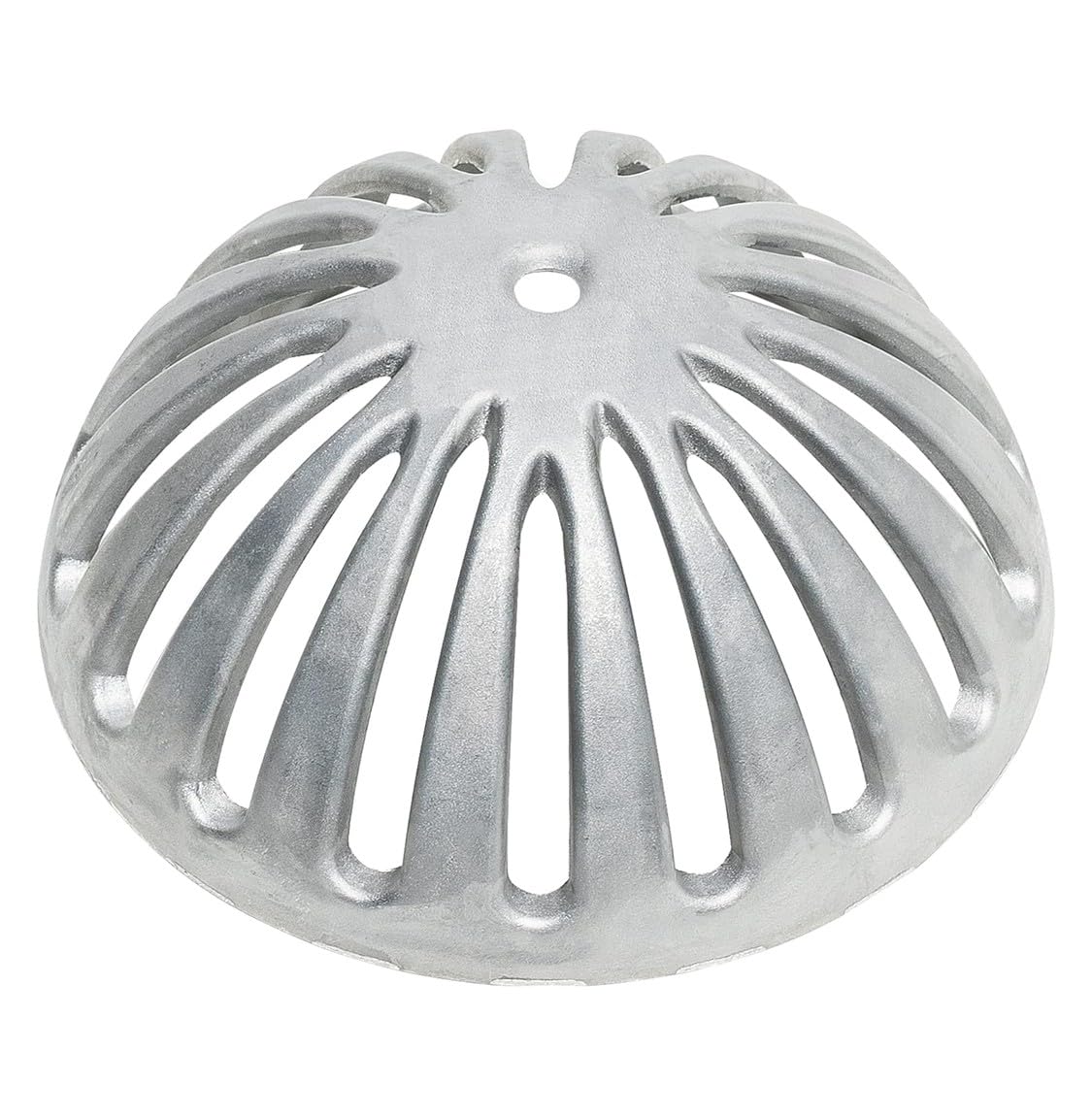 Heavy Duty Aluminum Dome Floor Drain Covers and Drain Strainer, Removable Outdoor Drain Cover, Universal Fit for Restaurant, Home, Garden, Roof Top 5-1/4" Diameter x 2-1/4"H (1 pcs)