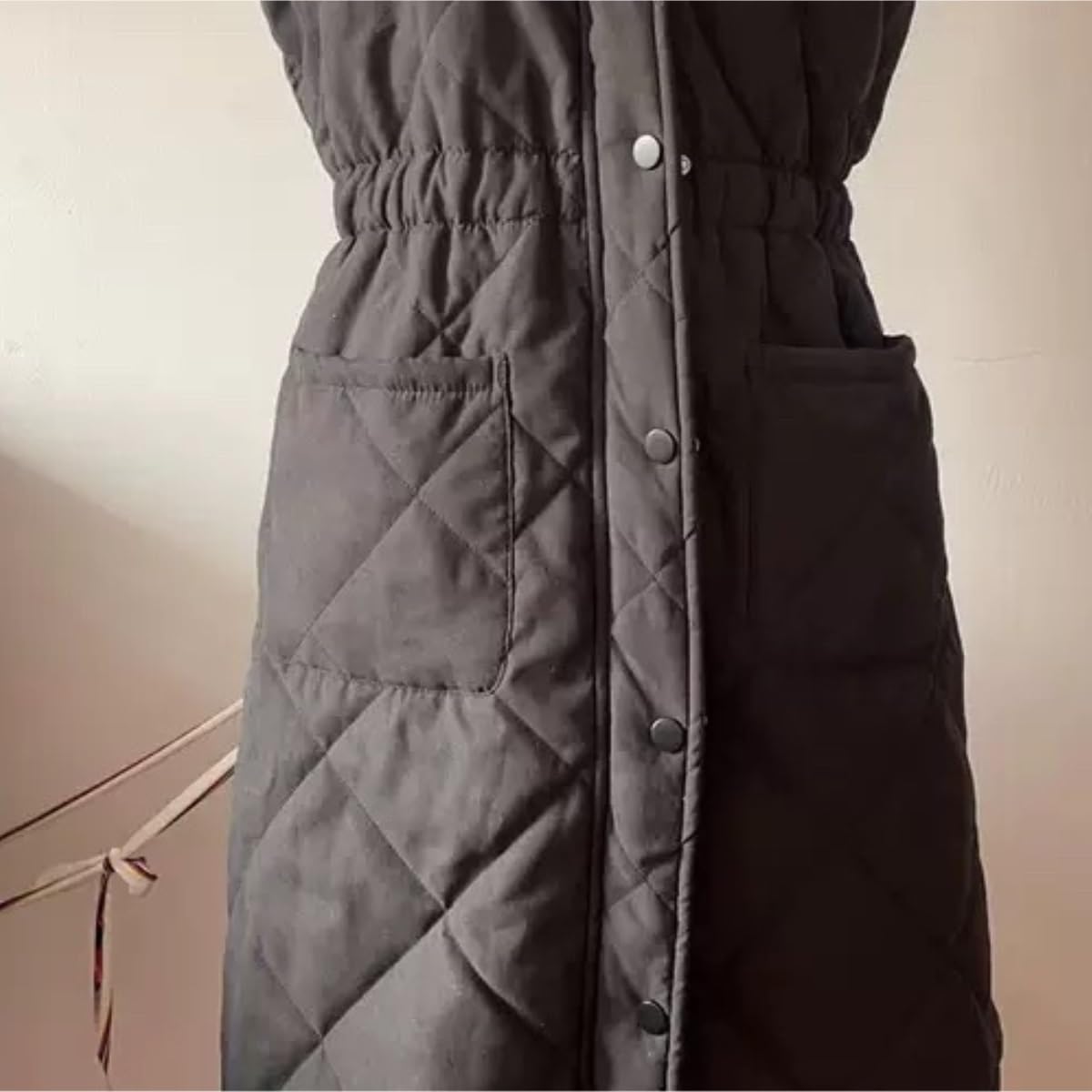 Giubbotto Smanicato Invernale Giacca Invernale Da Donna Trapuntata Con Cerniera Casual, Gilet Trapuntato Senza Maniche, Giacca Calda Gilet Invernale