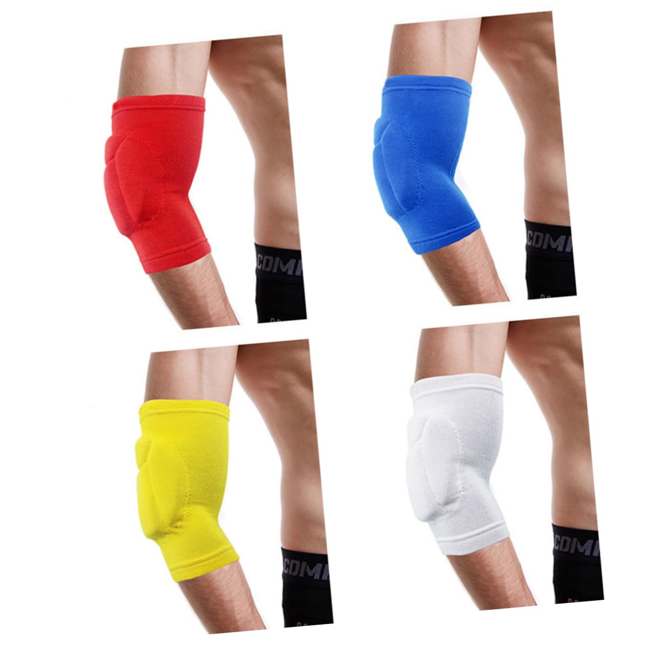 FRCOLOR 2 Pairs Men Arm Guard Sleeve Elbow Pads for Men Elbow Pad Sleeve Elbow Protection Pads Padded Sleeve Elbow Protection Sleeve Sports Sleeve Foam Elbow Pads Elbow Sleeve Red