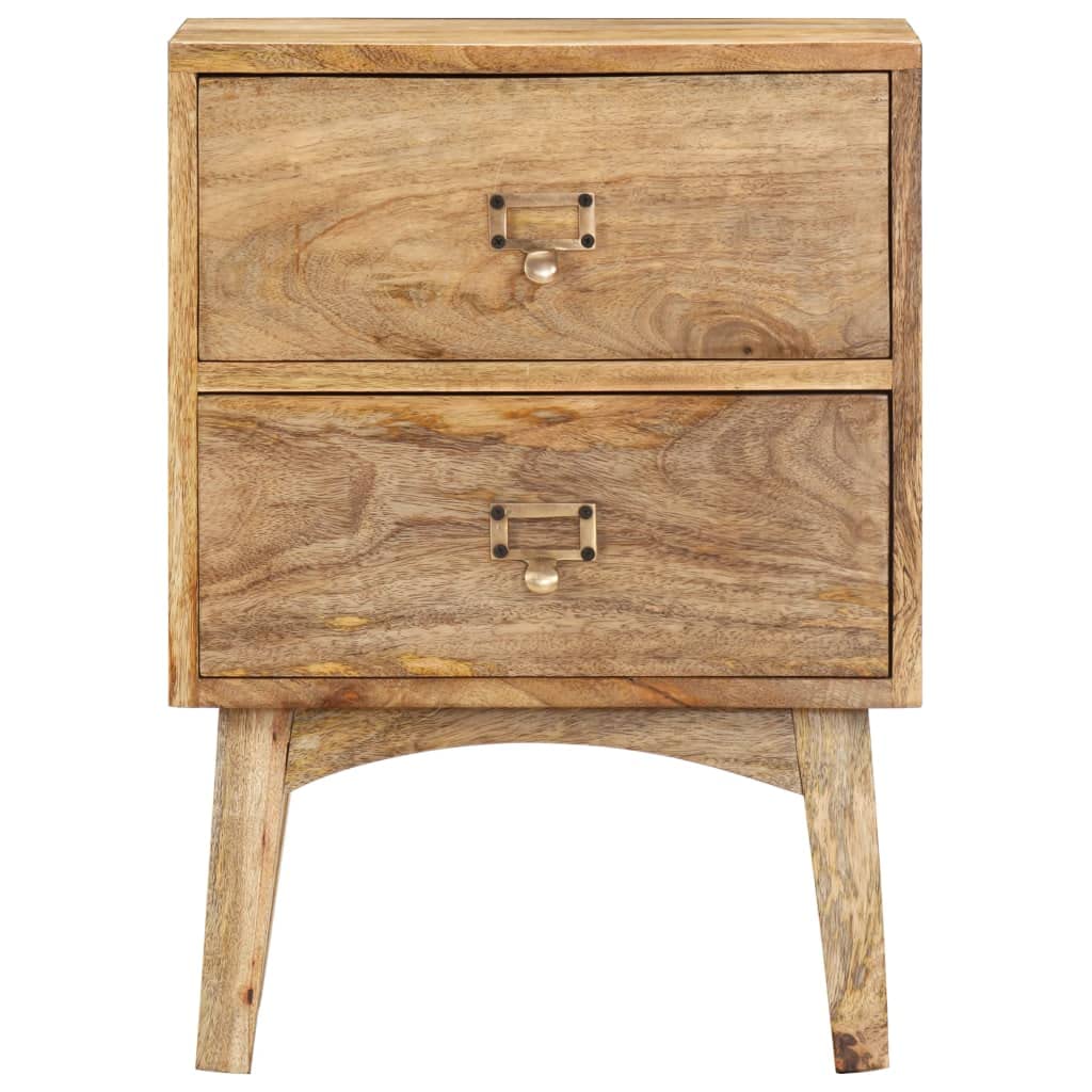 Table de chevet 40x35x55 cm avec étagère de rangement pour petit espace