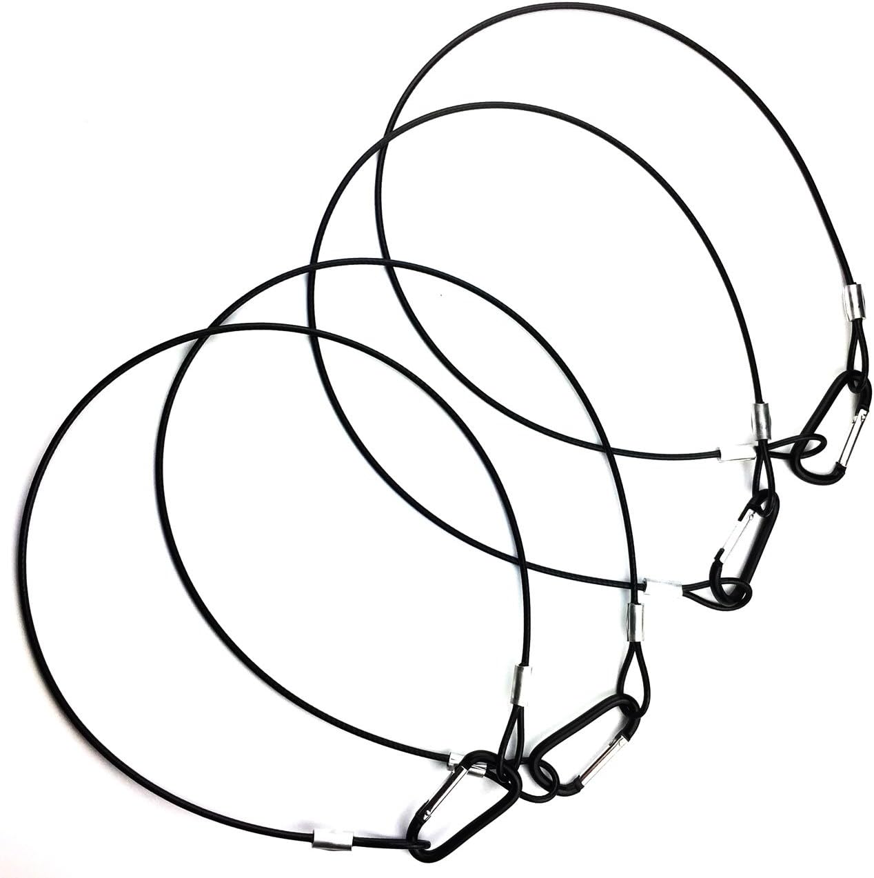 Bayyee 25.5" Stainless Steel Stage Light Safety Cable