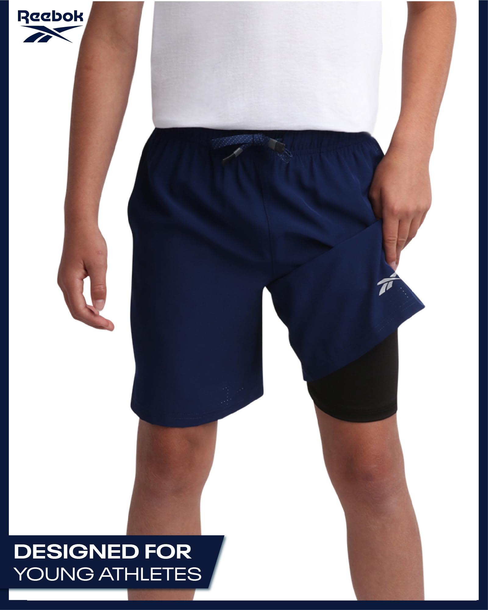 Reebok B Compresion Short - Shorty Chłopcy