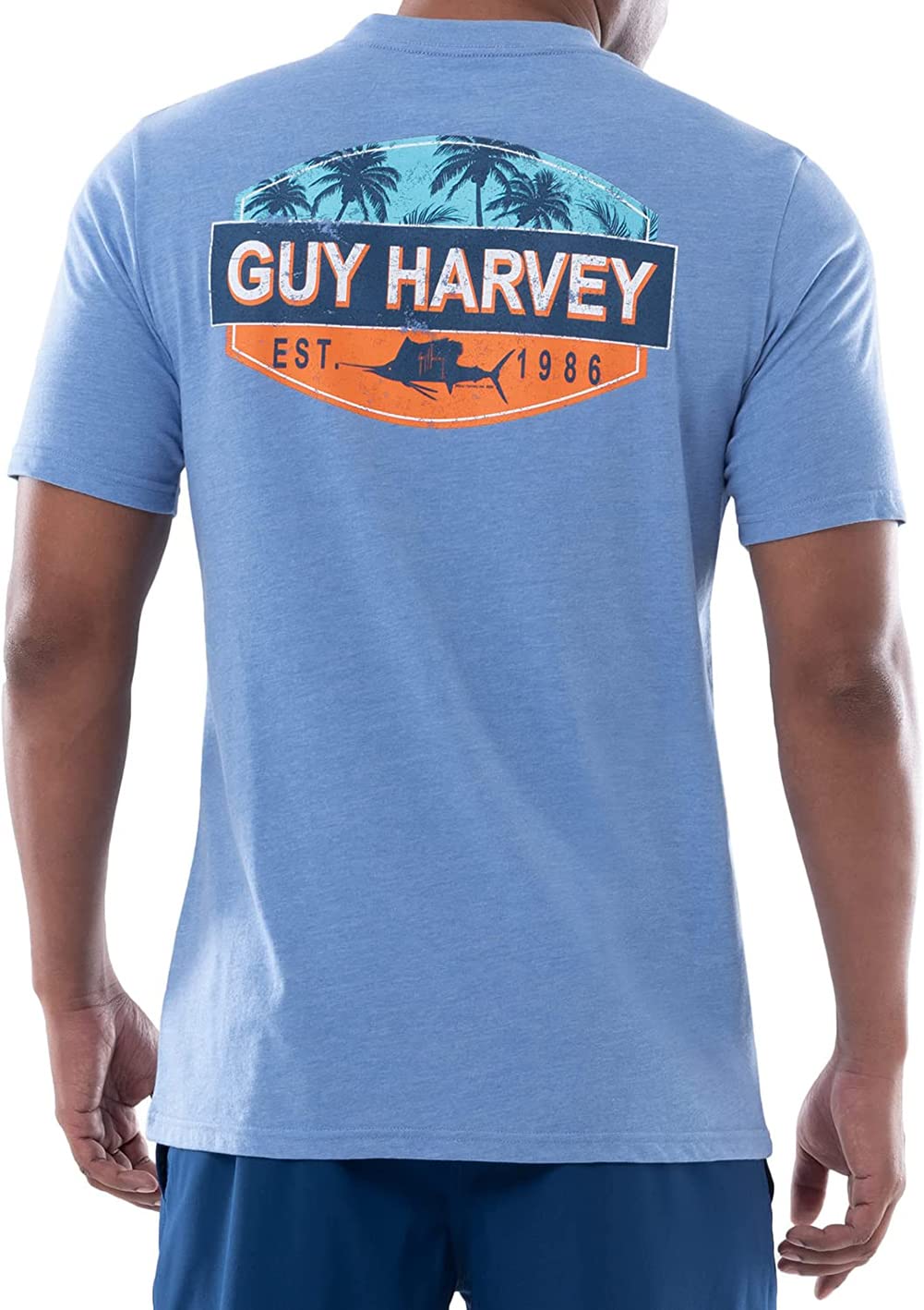 Guy HarveyMen’s Billfish Collection Short Sleeve Pocket T-Shirt