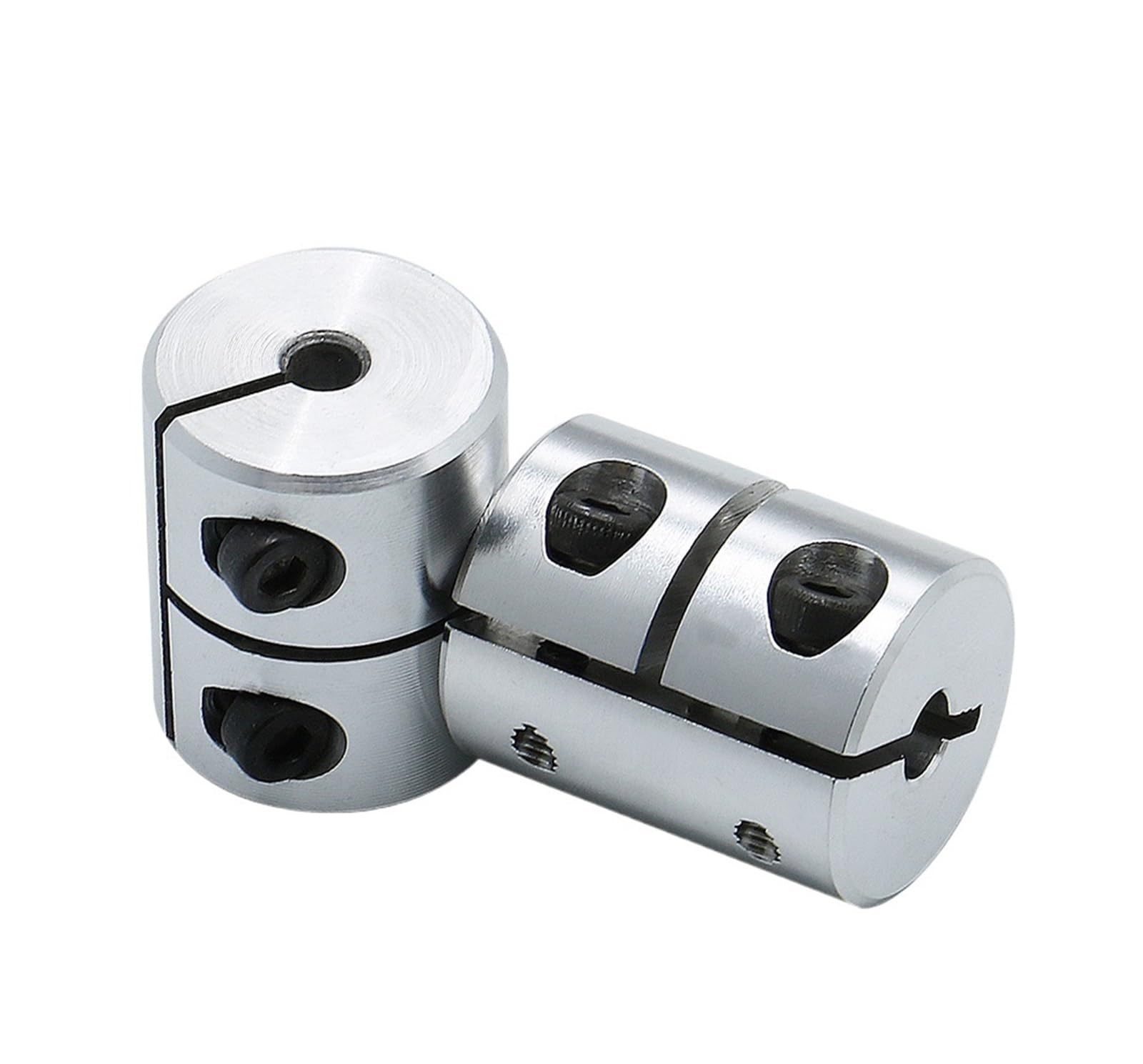 Rigid coupling,Stainless steel rigid coupling 1pcs D25L25 3D Printer Part Lead Screw Aluminium RIgid Coupler Coupling 5x12mm for Motor Electric CNC Machine(5x8)