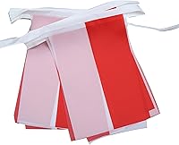 Vista 298 de Guatemala 19.7 ft BUNTING Flag 20 banderas 9'' x 6'' - Banderas de cuerda guatemalteca 5.9 x 8.3 in - AZ FLAG