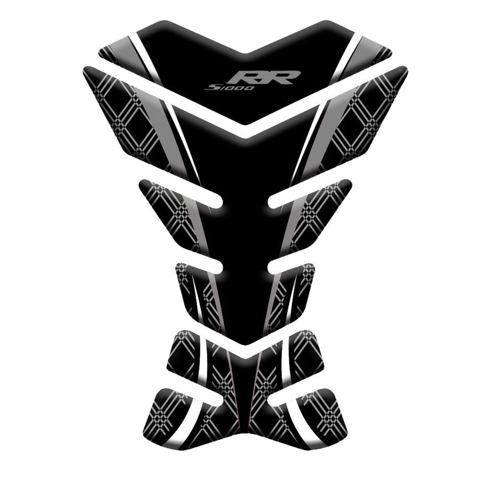 Jganrf Titanium-1 3D Motorcycle Stickers Decals Tank Pad Protector Emblem Badge Accessories For S1000rr S 1000Rr 1000 Rr