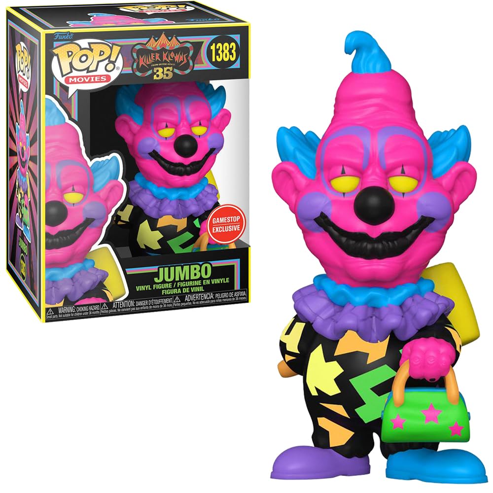 Amazon.com: Funko POP! Jumbo in Blacklight Killer Klowns from