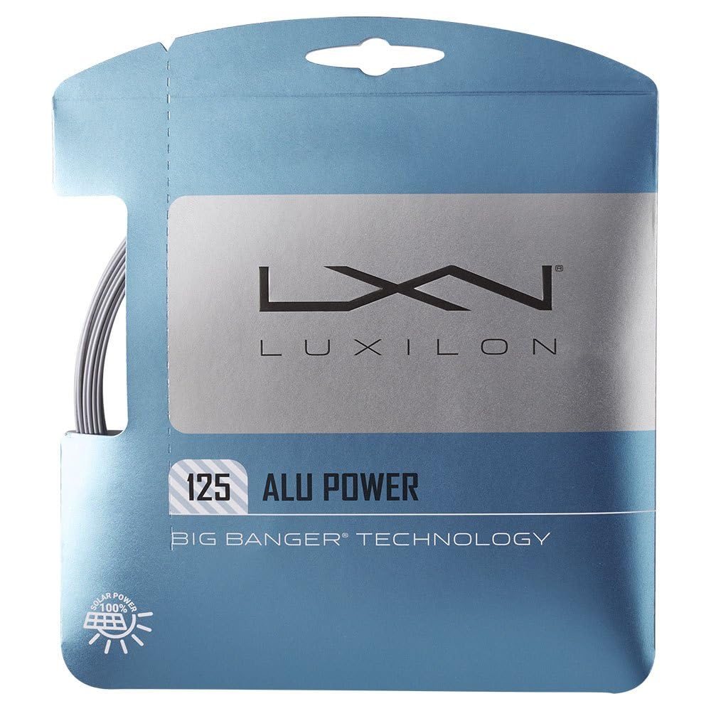 Wilson Luxilon Alu Power 1.25 Corde de tennis à l'unité Gris 12,2 m