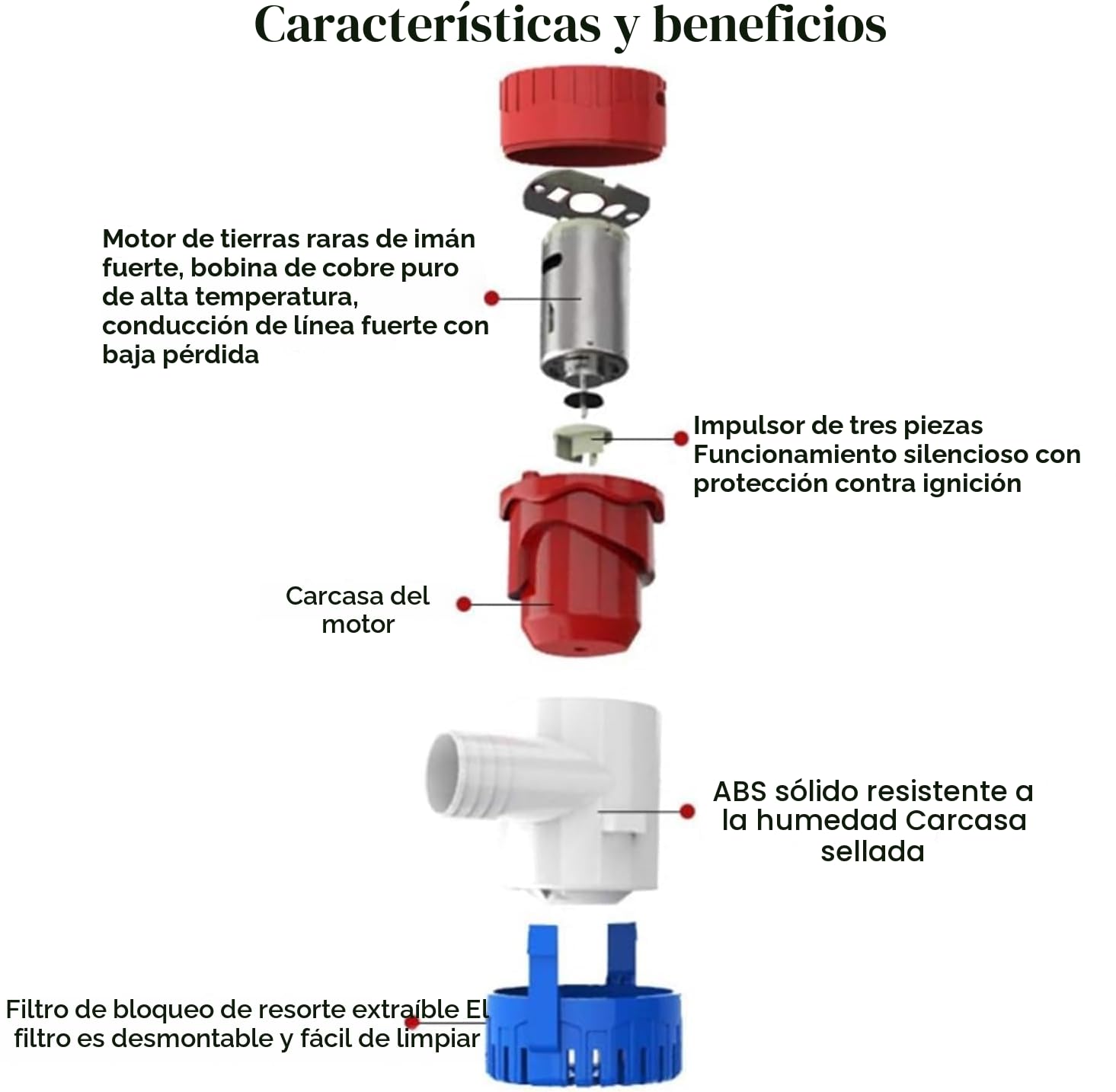 DCHOUSE Kit de Bomba de Agua Solar 100W, Bomba de Achique 1100 GPH, con Panel Solar 100W y Controlador, para Drenaje, Bombeo de Agua y Uso Independiente