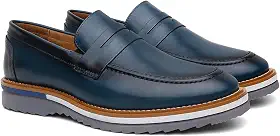 Sapato Mocassim Masculino Social Em Couro Legitimo Nobre Moderno Confortável Estiloso Sofisticado SuperMacio