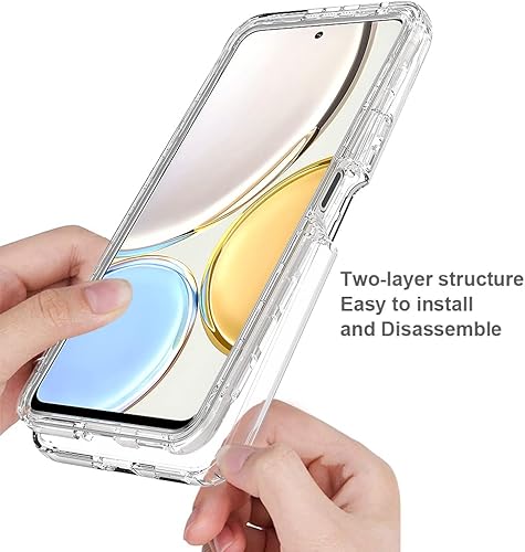 Miniatura 4 de Funda para Honor X9 (4G/5G)/Honor X30/Honor Magic4 Lite con protector de pantalla de vidrio templado, carcasa protectora de cuerpo completo