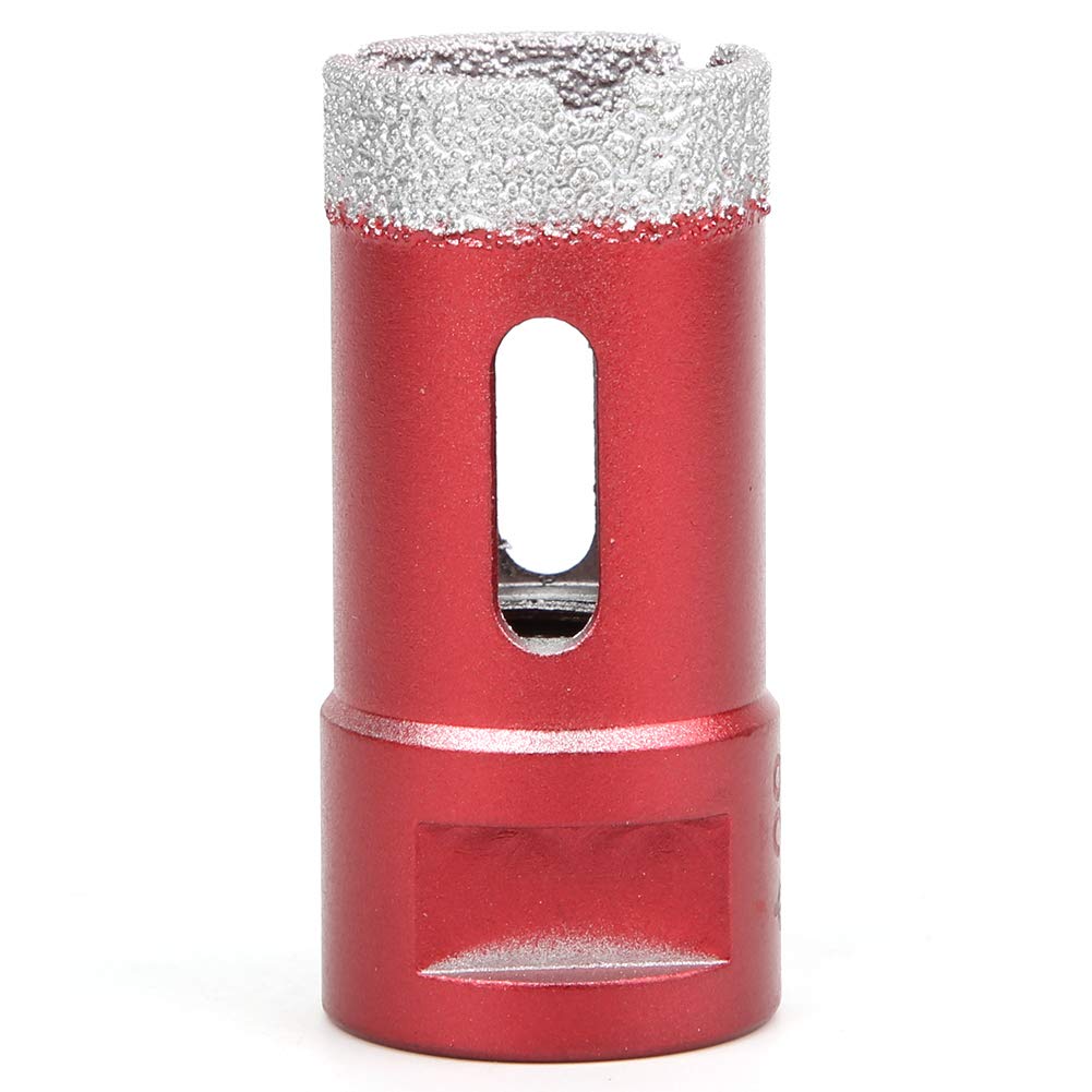PULaif Diamond Core Drill Bit, Brazed Diamond Hole Saw Concrete Stone Ceramic Tile Marble 28-32mm M14 Angle Grinder(M14 brazing drill bit 28mm)
