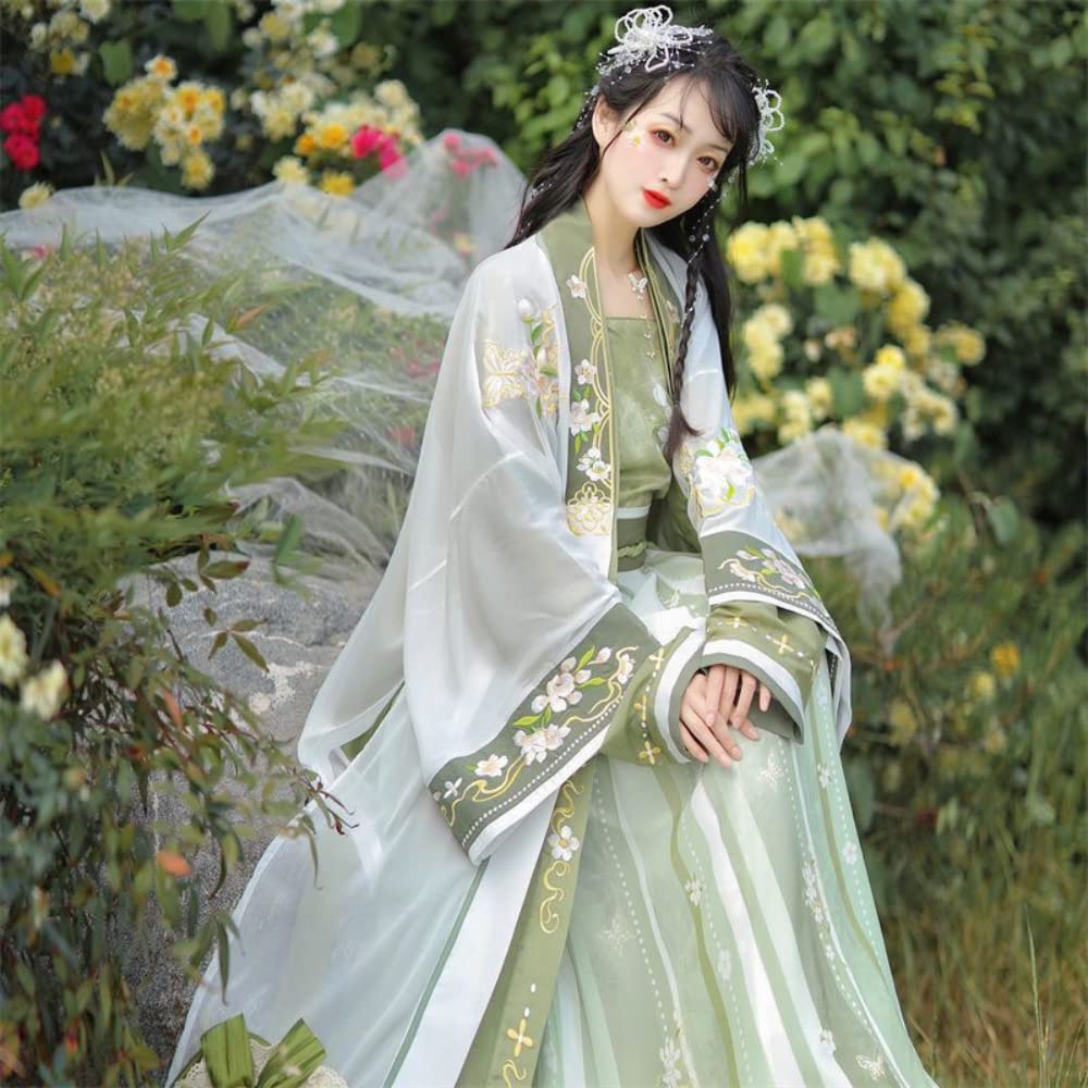 Chińska sukienka Hanfu, Hanfu kobiety starożytny chiński tradycyjny zestaw Hanfu damski kostium cosplay