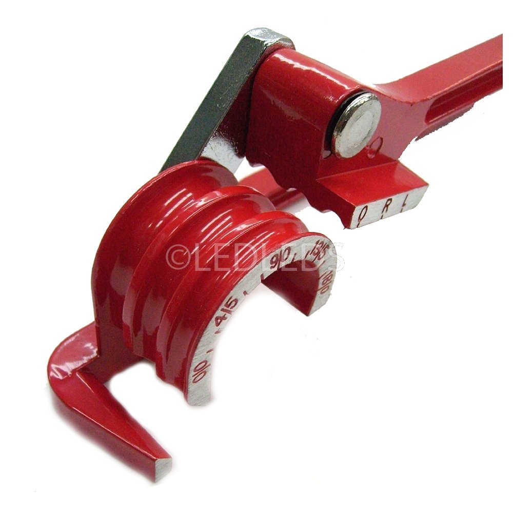 PIEGATUBI 3 IN 1 CURVA TUBO A LEVA ACCIAIO RAME CURVATUBI 6 8 10mm 14 516 38