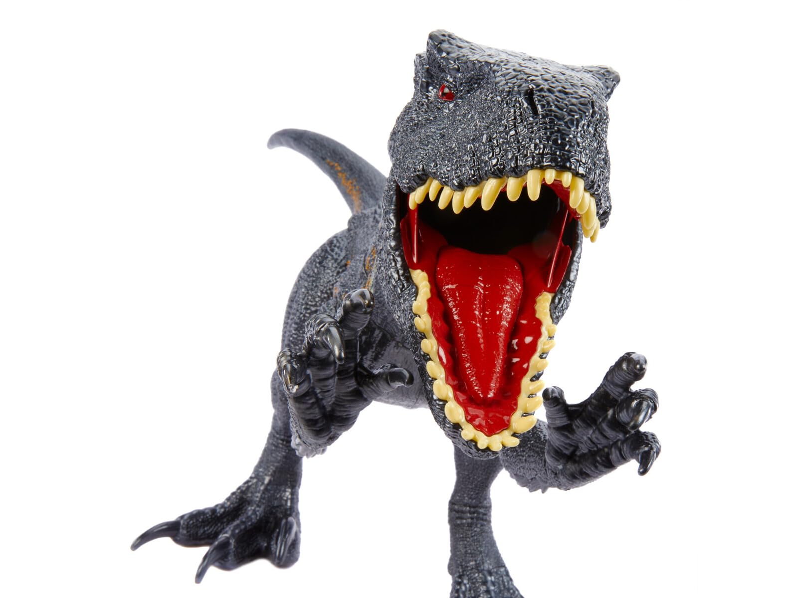 Mattel Jurassic World: Il Regno Distrutto - Indoraptor Supercolossale, dinosauro gigante lungo 90+ cm e alto 41 cm, inghiotte fino a 20 mini action figures, giocattolo per bambini, 4+ anni, HKY14