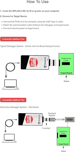 Miniatura 4 de PICkit4 original de Microchip: MPLAB PICkit 4 3 PIC programador en circuito depurador @XYGStudy