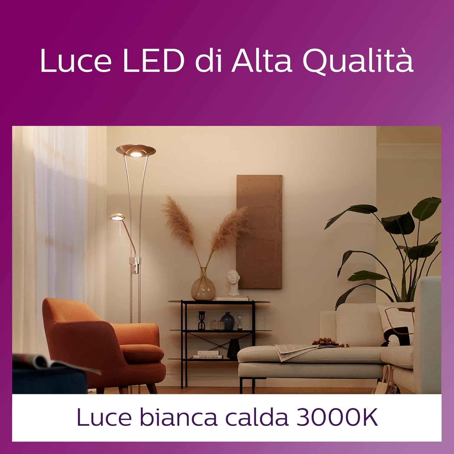 Philips LED Faretto, Equivalente a 120W, Attacco R7S, Luce Bianca, Dimmerabile