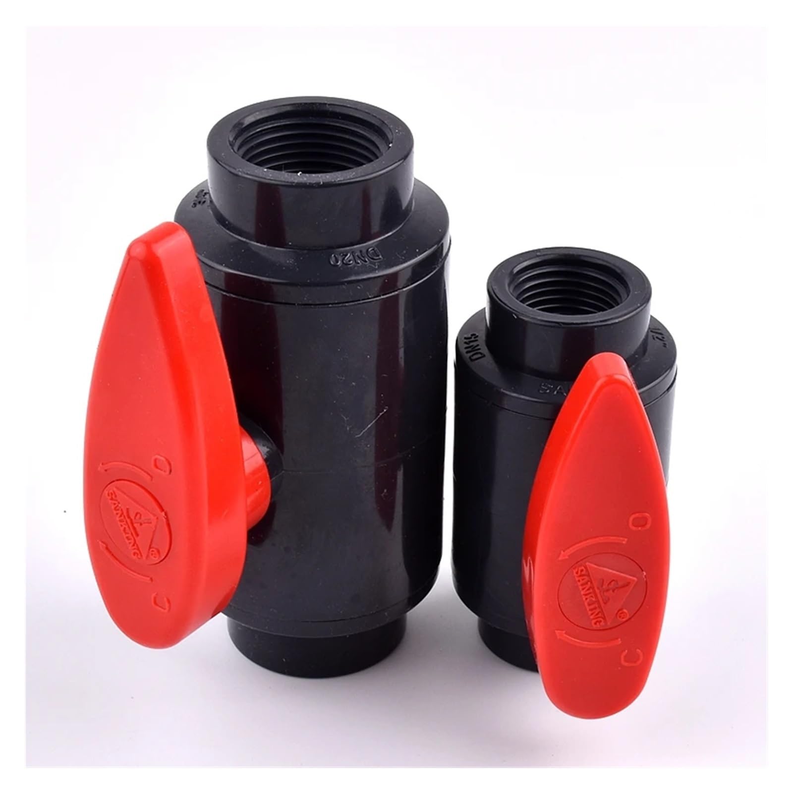 1 válvula de bola con rosca hembra de 1/2" ~ 4" / jardín, adaptador de tubería de PVC/riego, conector/pecera de acuario(3 inch)