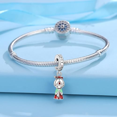 Miniatura 4 de Symretie Dijes colgantes de plata de ley 925, colgantes compatibles con pulseras Pandora, collar o pulsera, cuentas de joyería para mujeres, regalos