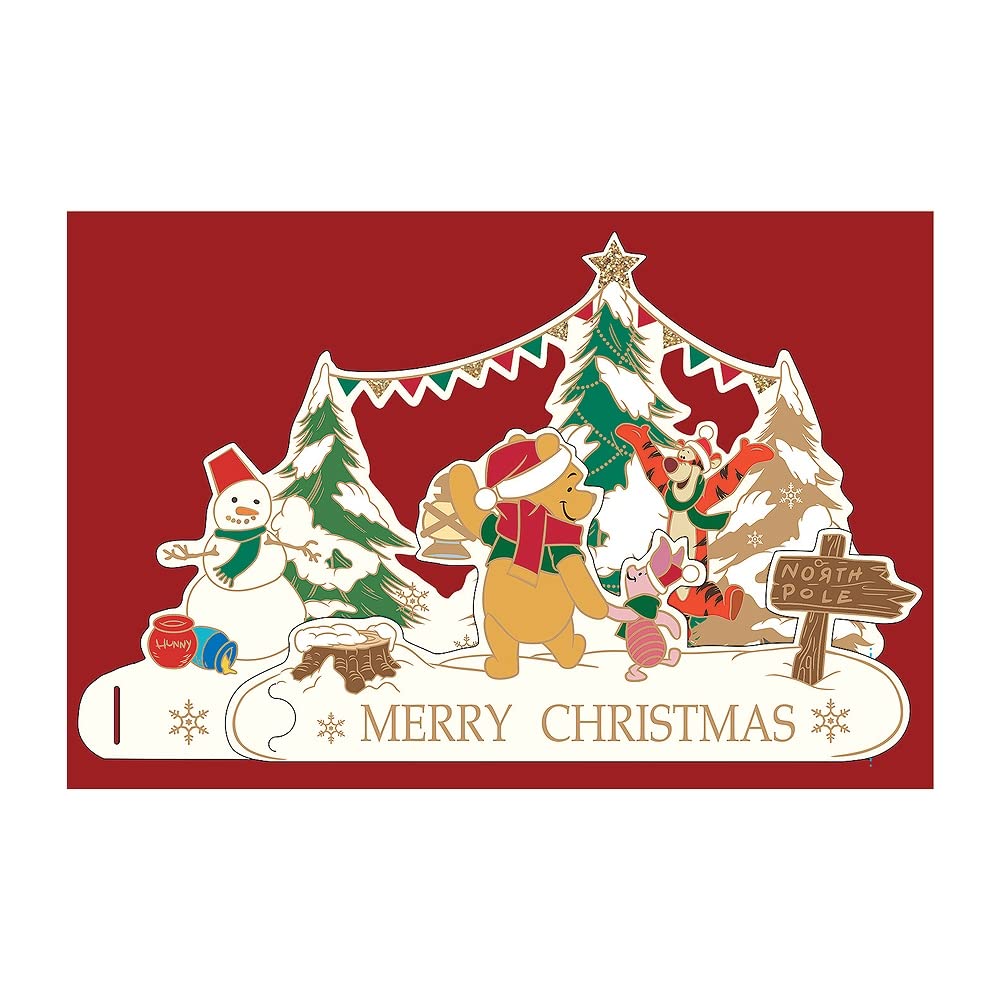 Amazon | Xmasクリスマスカード/ディズニースタンディングカード くま