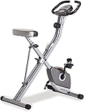 Exerpeutic Folding Magnetic Upright Exercise Bike