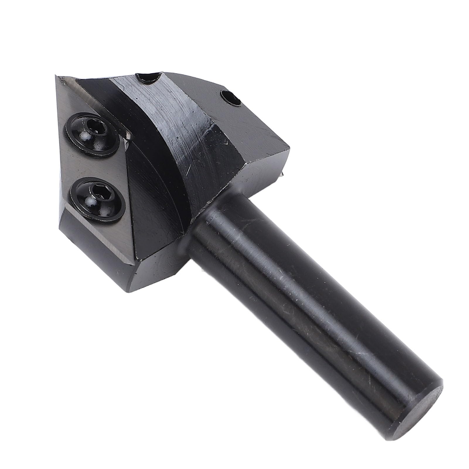 Fresa a intaglio a V con inserto in carburo di tungsteno a 90 e 120 gradi, fresa per router a gambo da 1/2 pollice per incisione e fresatura di scanalature nel legno, lunghezza